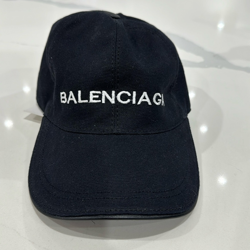 Balenciaga Black Baseball Cap